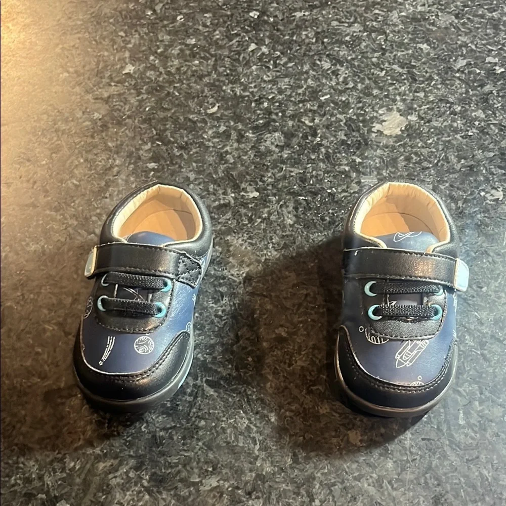 Kids Navy Blue kimi + Kai Shoes